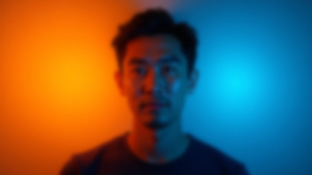 Color temperature scale showing warm to cool colors used in dark mode interfaces